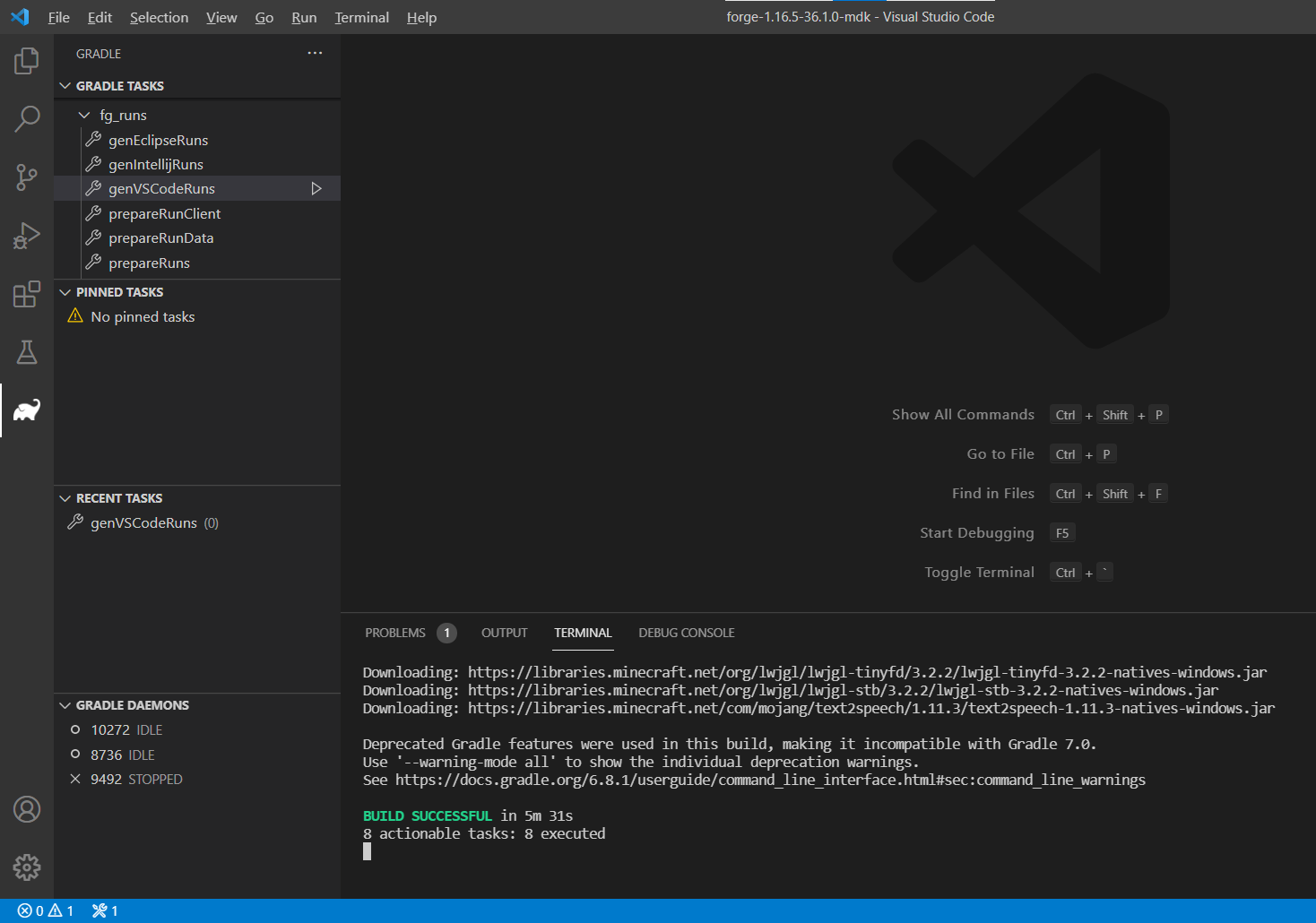 Gradle任务构建成功