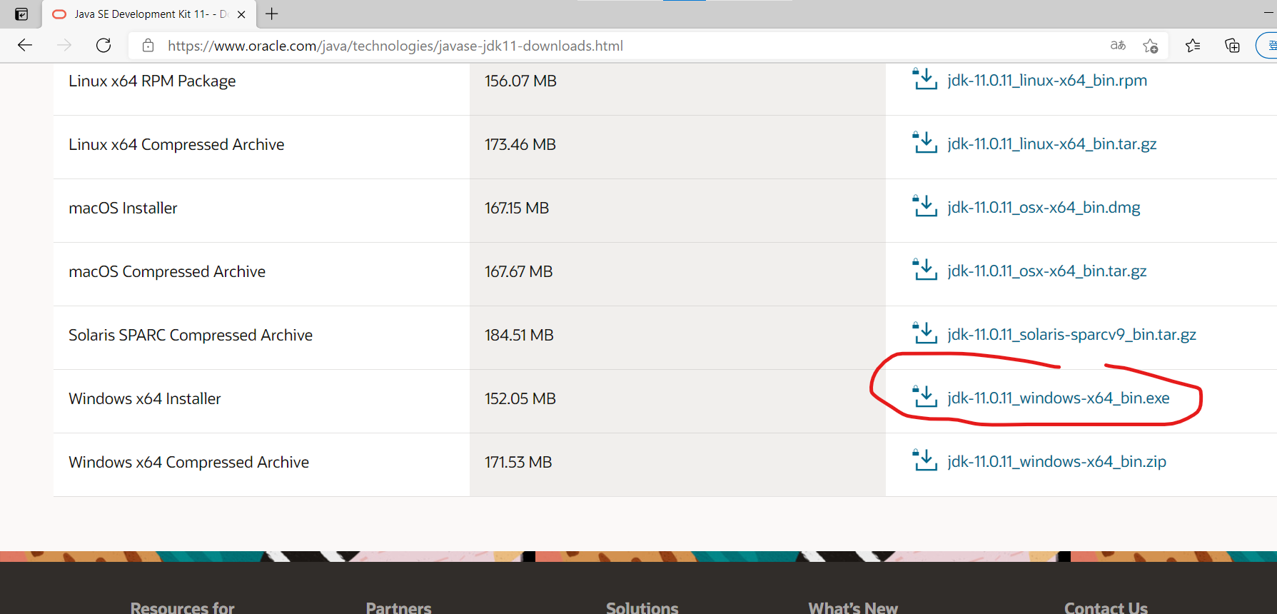 JDK-11.0.11下载地址